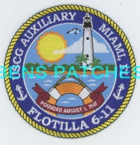 COAST GUARD,FLORIDA,MIAMI,USCG AUXILIARY,FLOTILLA 6 11 1